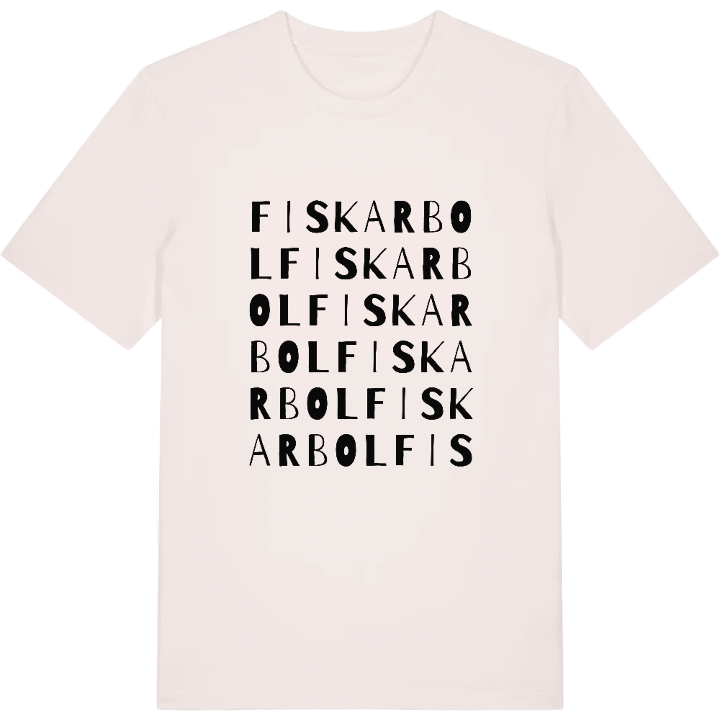 Fiskarbol ordlek t-shirt – t-shirt från PinShirt