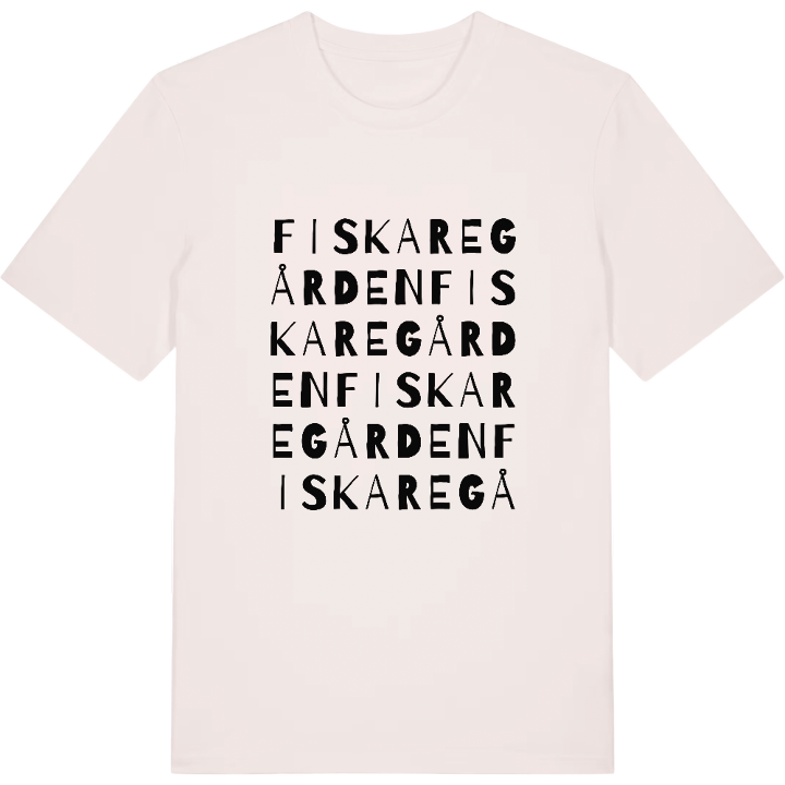 Fiskaregården ordlek t-shirt – t-shirt från PinShirt