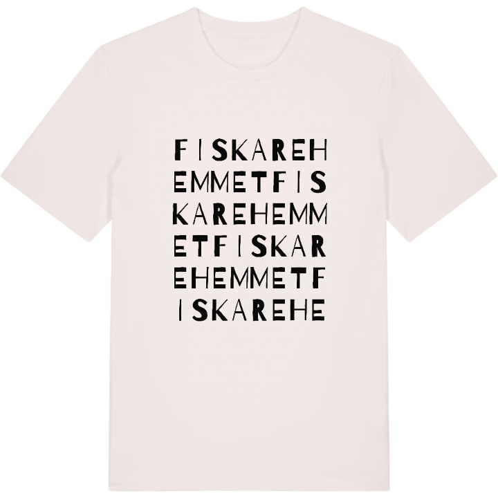 Fiskarehemmet ordlek t-shirt – t-shirt från PinShirt