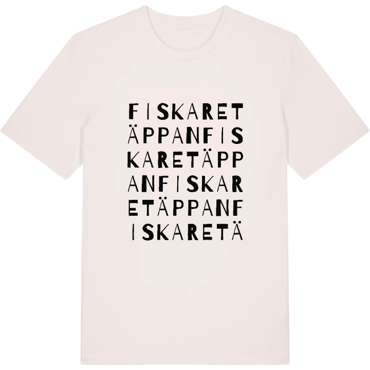 Fiskaretäppan ordlek t-shirt – t-shirt från PinShirt