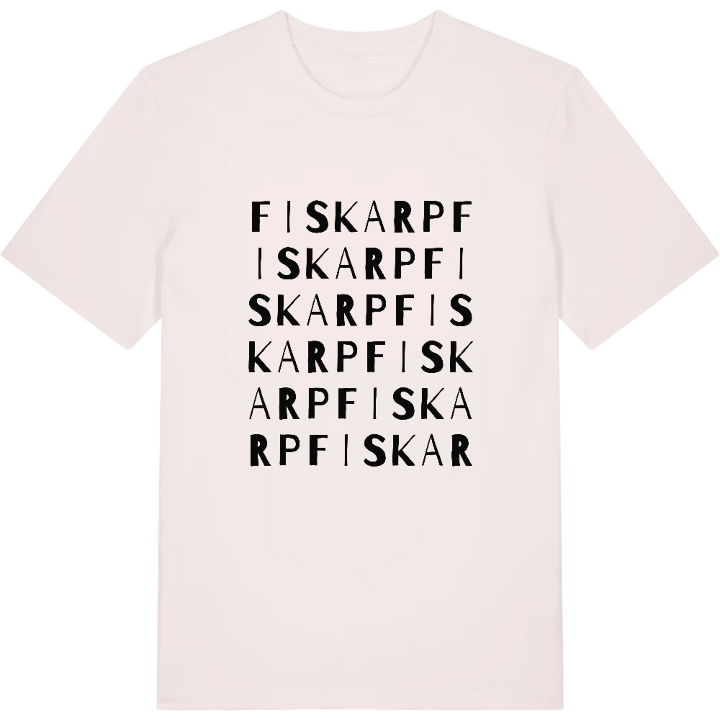 Fiskarp ordlek t-shirt – t-shirt från PinShirt