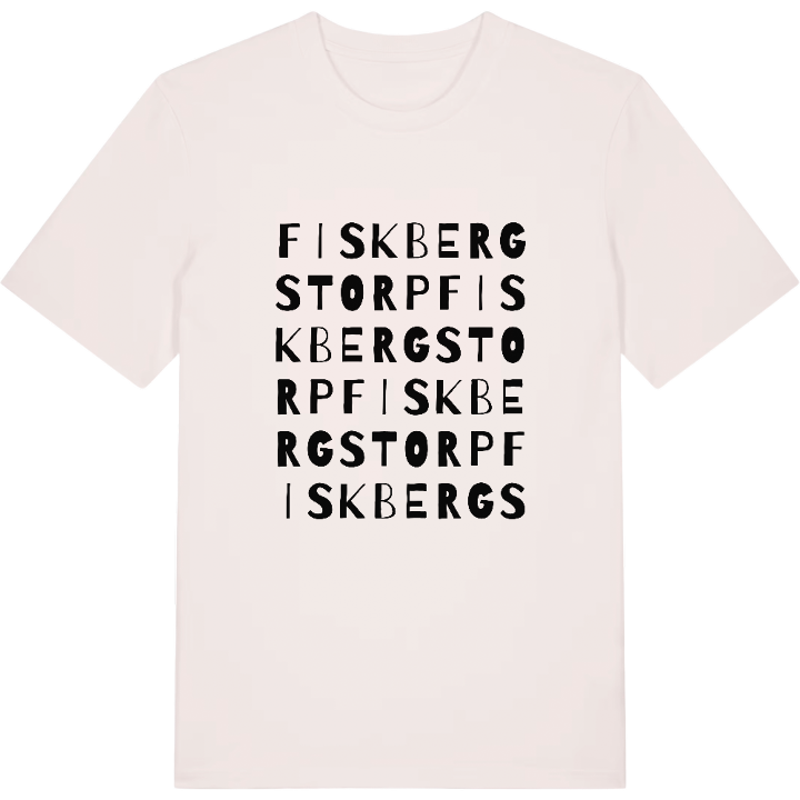 Fiskbergstorp ordlek t-shirt – t-shirt från PinShirt