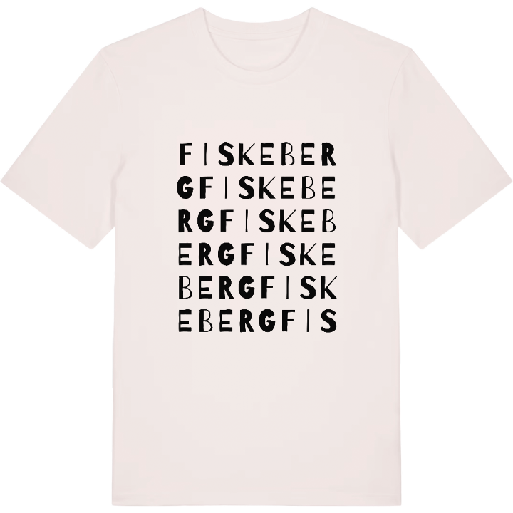 Fiskeberg ordlek t-shirt – t-shirt från PinShirt
