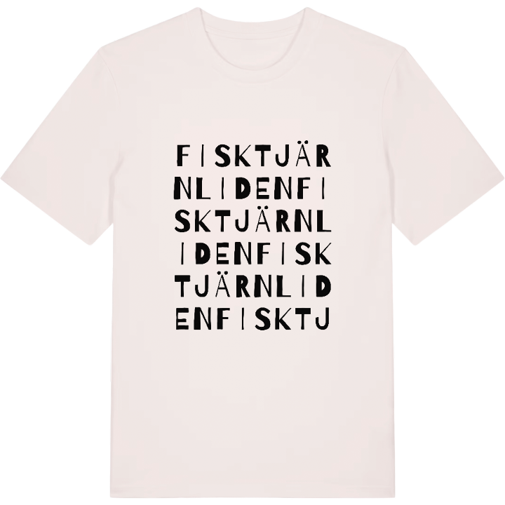 Fisktjärnliden ordlek t-shirt – t-shirt från PinShirt