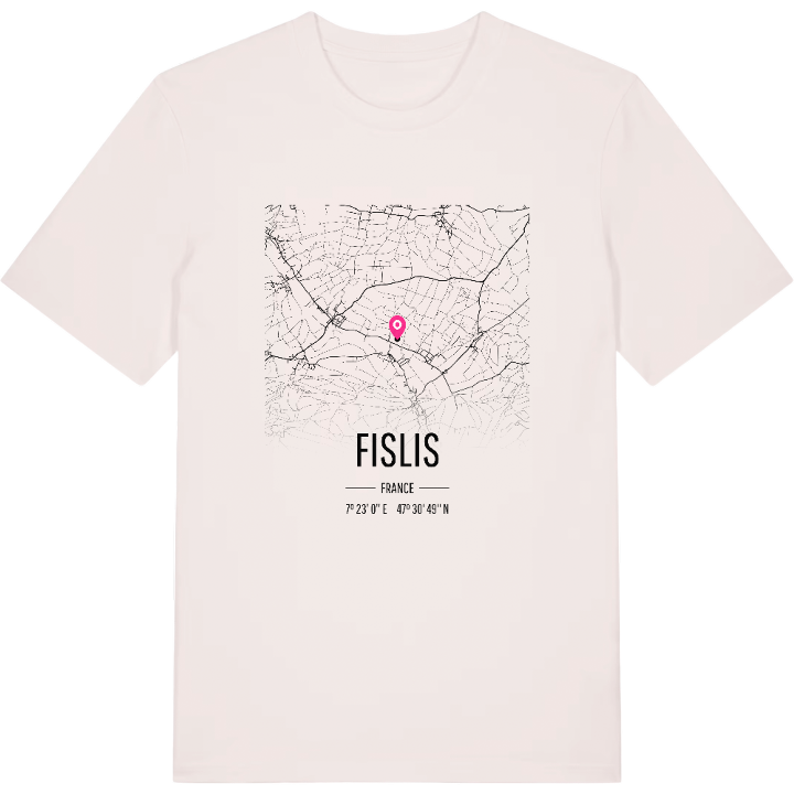 Fislis karta t-shirt – t-shirt från PinShirt