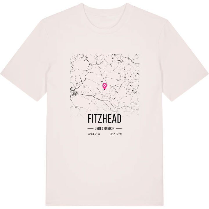 Fitzhead karta t-shirt – t-shirt från PinShirt