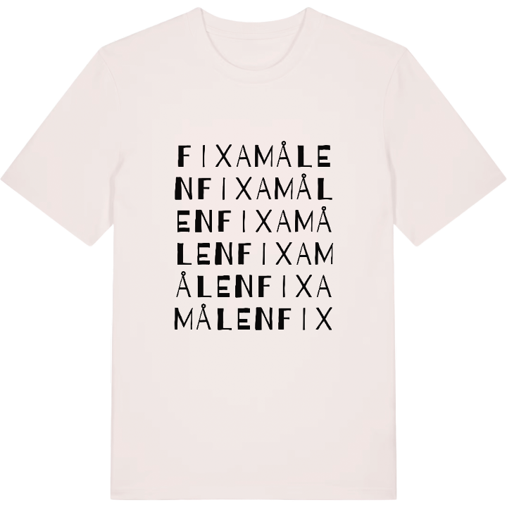 Fixamålen ordlek t-shirt – t-shirt från PinShirt