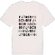 Fjäderhanemon ordlek t-shirt