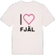 Jag älskar Fjäl t-shirt stort tryck