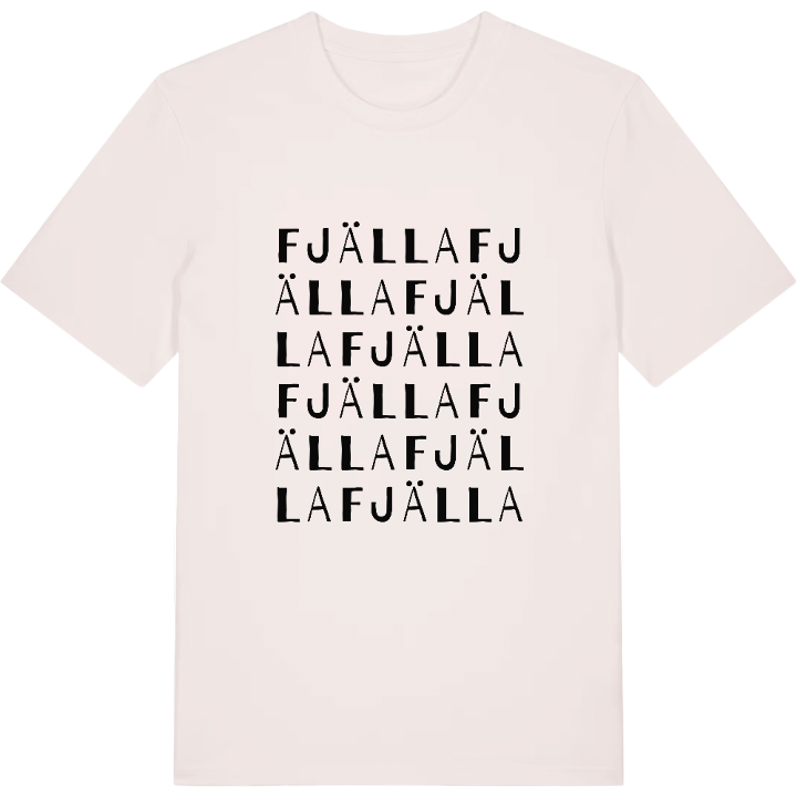 Fjälla ordlek t-shirt – t-shirt från PinShirt