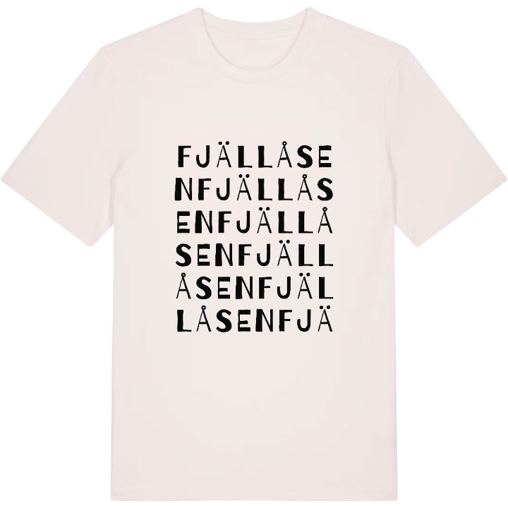 Fjällåsen ordlek t-shirt – t-shirt från PinShirt