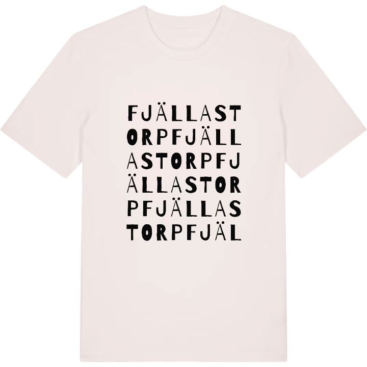Fjällastorp ordlek t-shirt – t-shirt från PinShirt