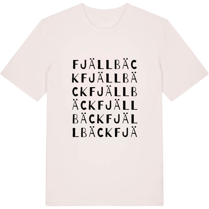 Fjällbäck ordlek t-shirt – t-shirt från PinShirt