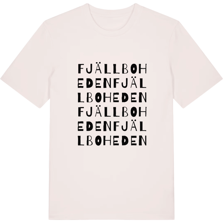 Fjällboheden ordlek t-shirt – t-shirt från PinShirt