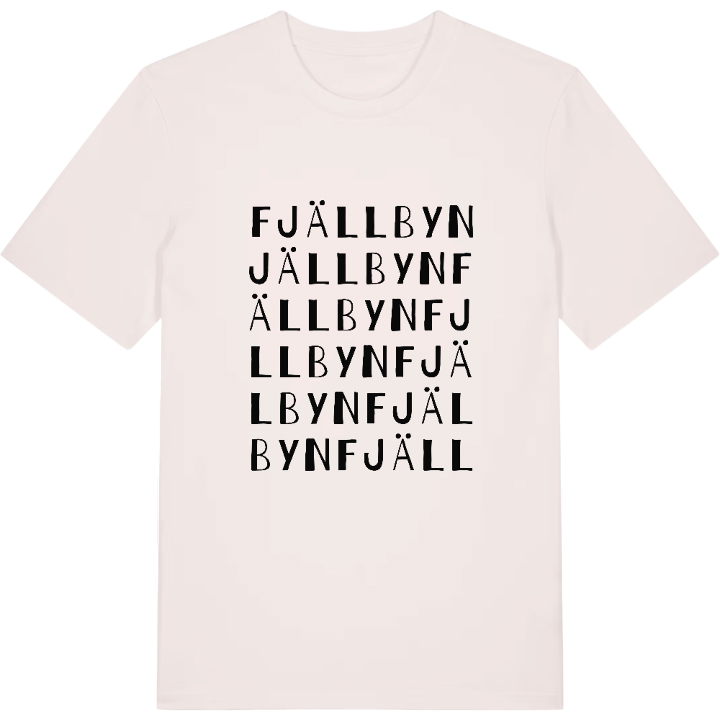 Fjällbyn ordlek t-shirt – t-shirt från PinShirt