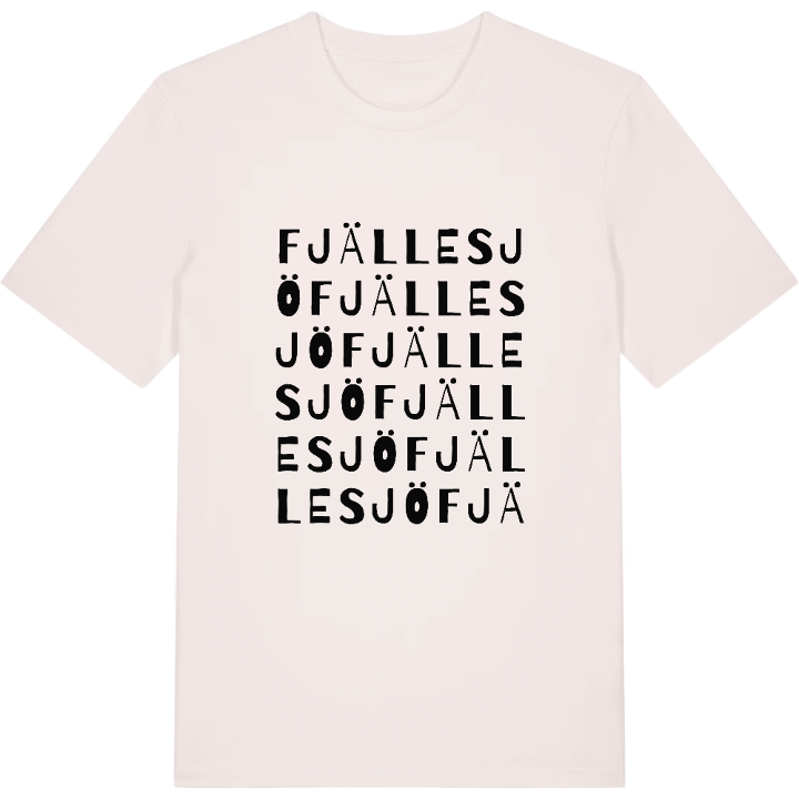 Fjällesjö ordlek t-shirt – t-shirt från PinShirt