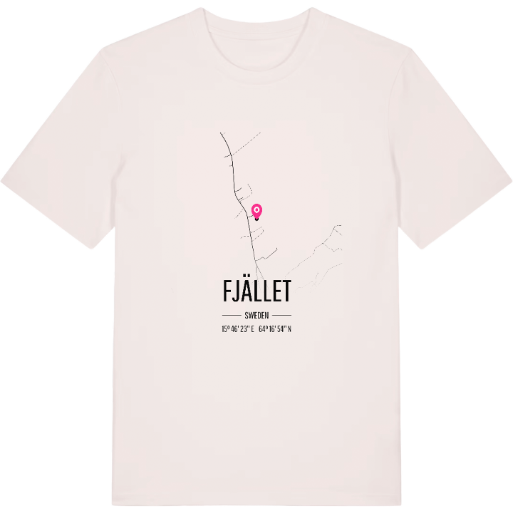 Fjället karta t-shirt – t-shirt från PinShirt