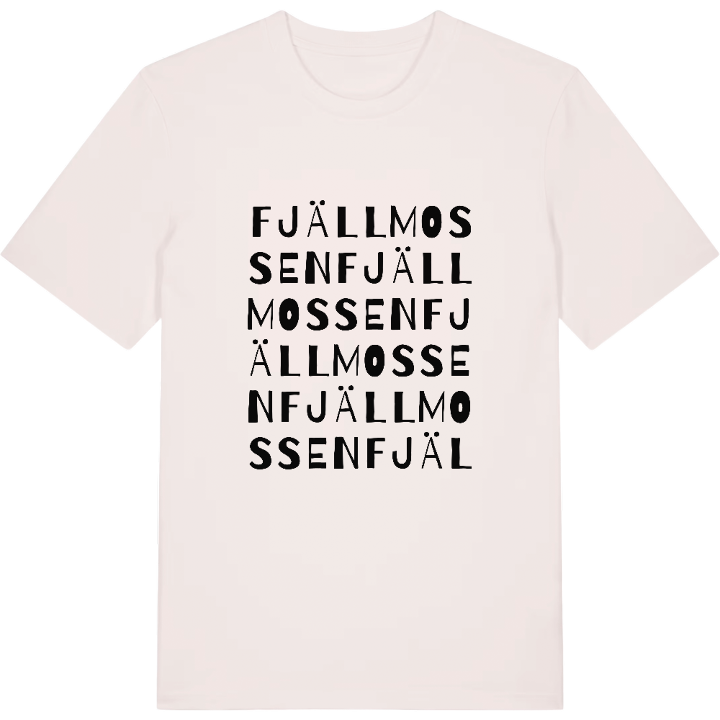 Fjällmossen ordlek t-shirt – t-shirt från PinShirt