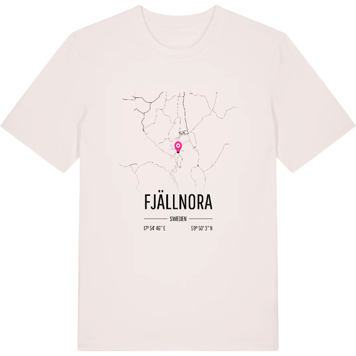 Fjällnora karta t-shirt – t-shirt från PinShirt