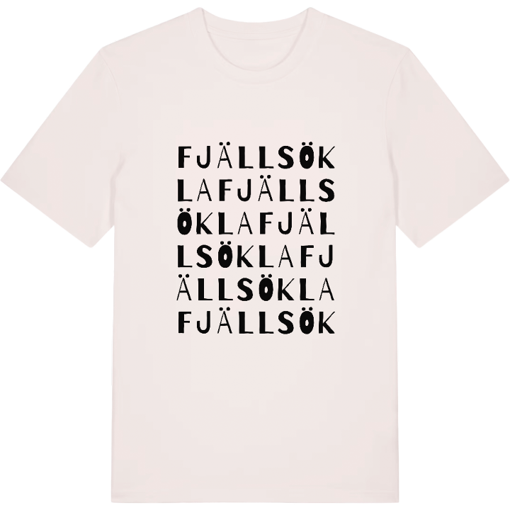 Fjällsökla ordlek t-shirt – t-shirt från PinShirt