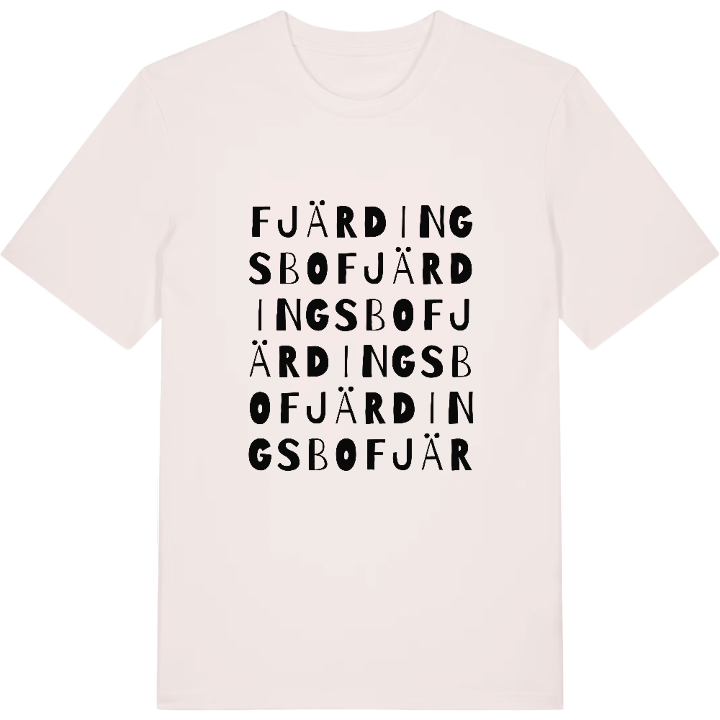 Fjärdingsbo ordlek t-shirt – t-shirt från PinShirt