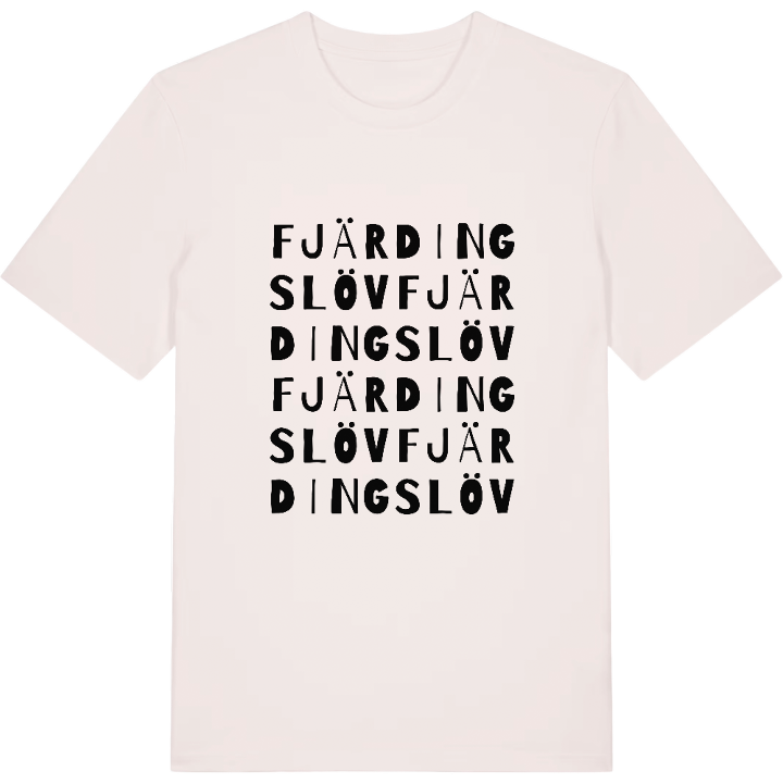 Fjärdingslöv ordlek t-shirt – t-shirt från PinShirt