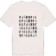 Fjärsfall ordlek t-shirt