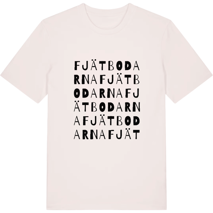 Fjätbodarna ordlek t-shirt – t-shirt från PinShirt