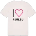 Jag älskar Fjölbu t-shirt stort tryck
