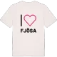 Jag älskar Fjösa t-shirt stort tryck