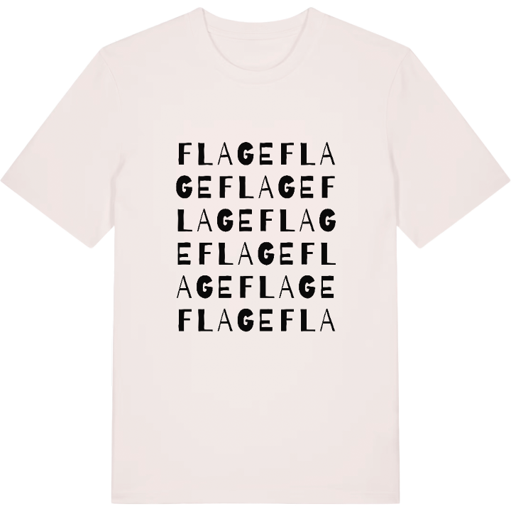 Flage ordlek t-shirt – t-shirt från PinShirt