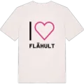 Jag älskar Flähult t-shirt stort tryck