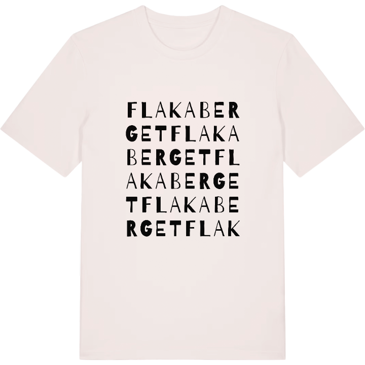 Flakaberget ordlek t-shirt – t-shirt från PinShirt