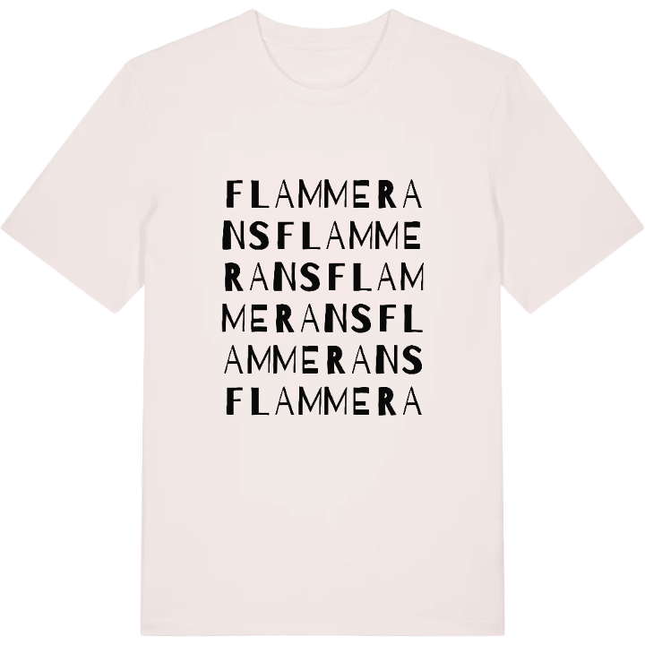 Flammerans ordlek t-shirt – t-shirt från PinShirt