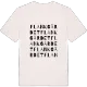Flankgärdet ordlek t-shirt