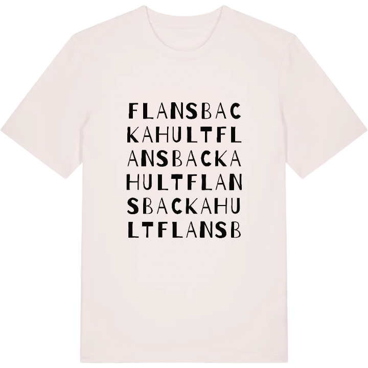 Flansbackahult ordlek t-shirt – t-shirt från PinShirt