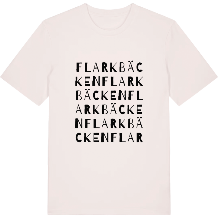 Flarkbäcken ordlek t-shirt – t-shirt från PinShirt