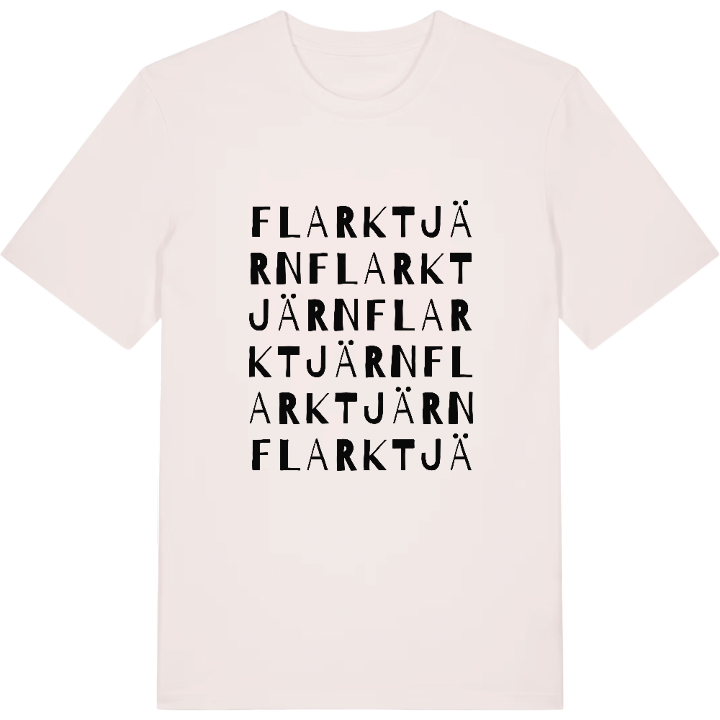 Flarktjärn ordlek t-shirt – t-shirt från PinShirt
