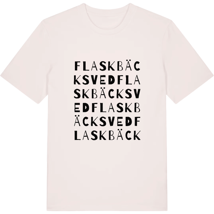 Flaskbäcksved ordlek t-shirt – t-shirt från PinShirt