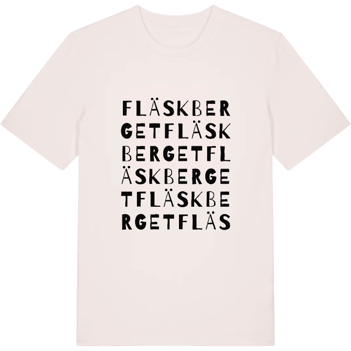 Fläskberget ordlek t-shirt – t-shirt från PinShirt