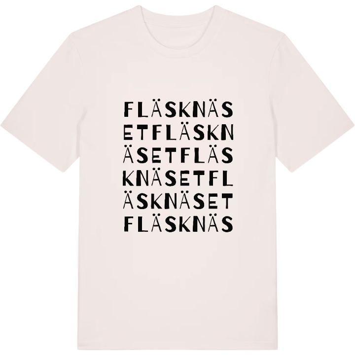 Fläsknäset ordlek t-shirt – t-shirt från PinShirt