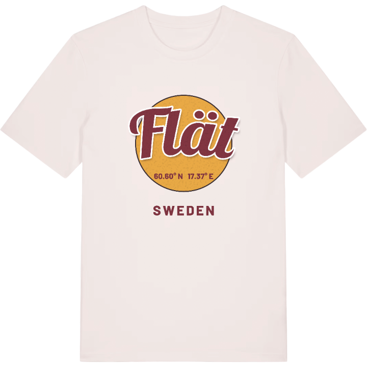 Flät cirkel t-shirt – t-shirt från PinShirt