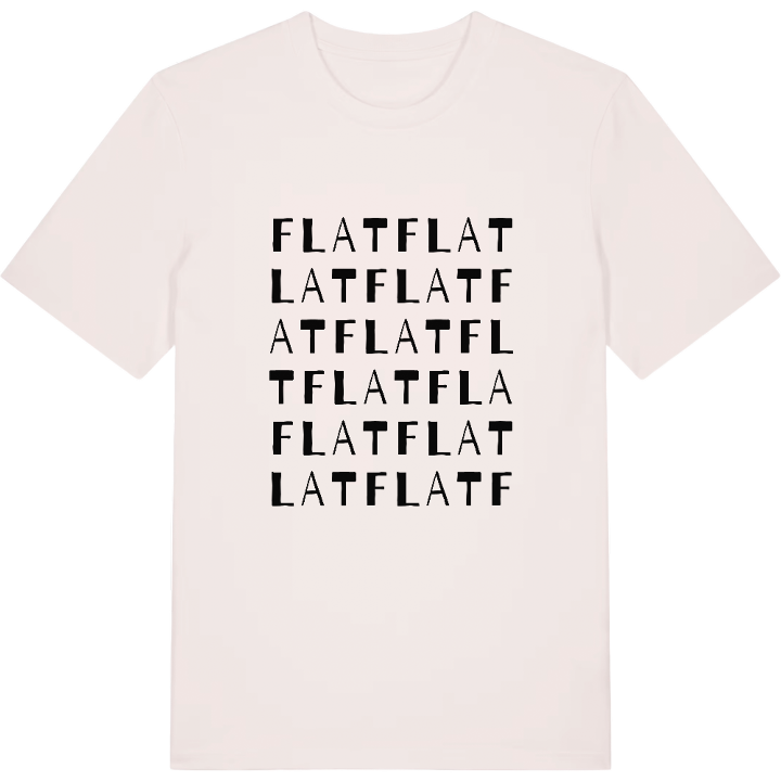 Flat ordlek t-shirt – t-shirt från PinShirt