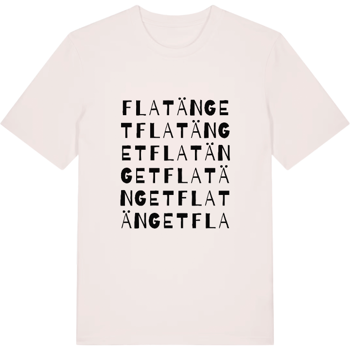 Flatänget ordlek t-shirt – t-shirt från PinShirt