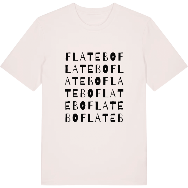Flatebo ordlek t-shirt – t-shirt från PinShirt