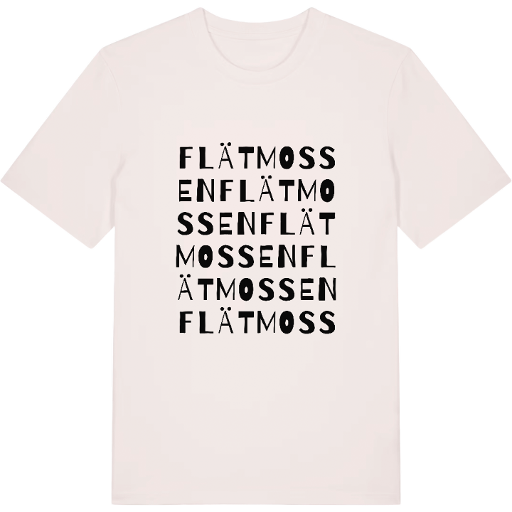 Flätmossen ordlek t-shirt – t-shirt från PinShirt