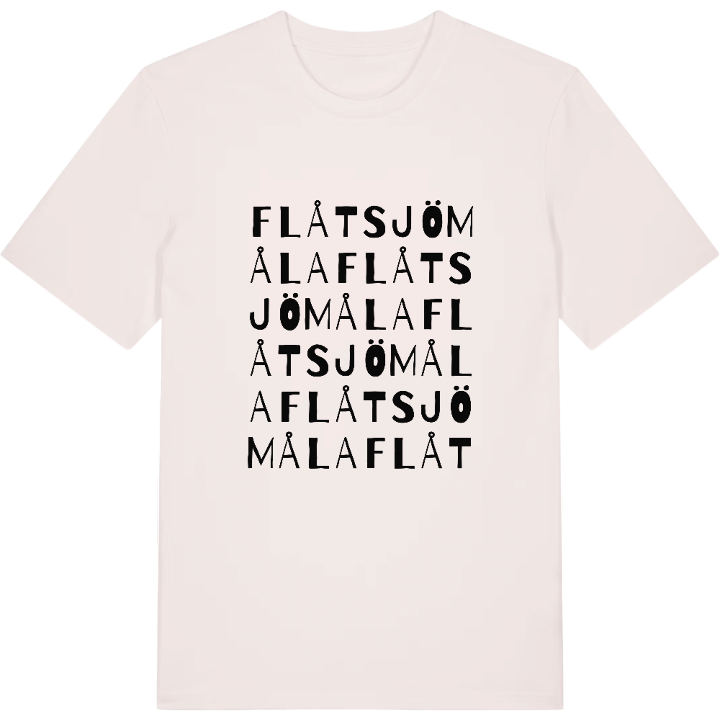 Flåtsjömåla ordlek t-shirt – t-shirt från PinShirt
