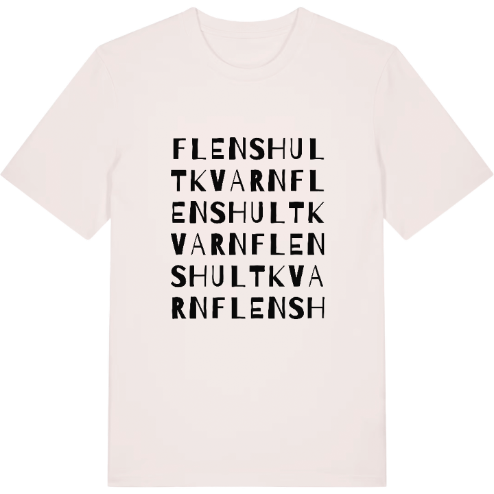 Flenshult kvarn ordlek t-shirt – t-shirt från PinShirt