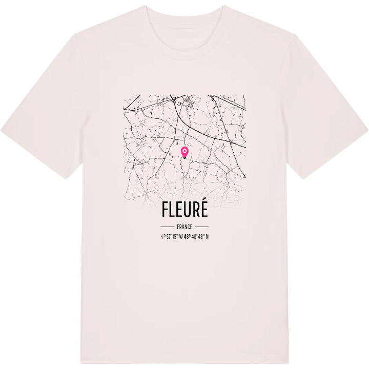 Fleuré karta t-shirt – t-shirt från PinShirt