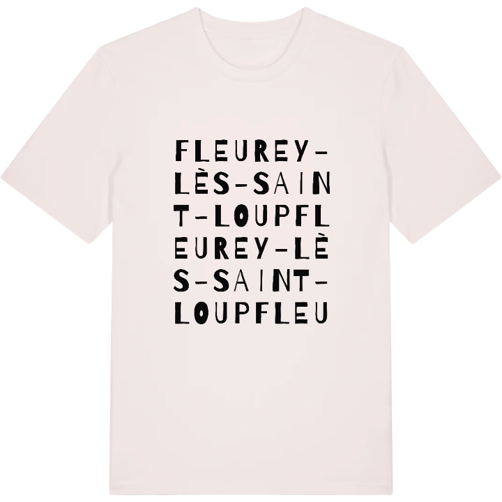 Fleurey-lès-Saint-Loup ordlek t-shirt – t-shirt från PinShirt